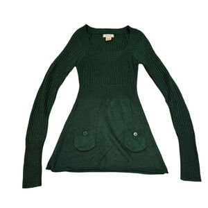 Y2K Arizona Junior Womens Size S Green Sweater